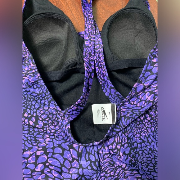 Speedo | Purple One Piece Swimsuit- 10 - Picture 6 of 7